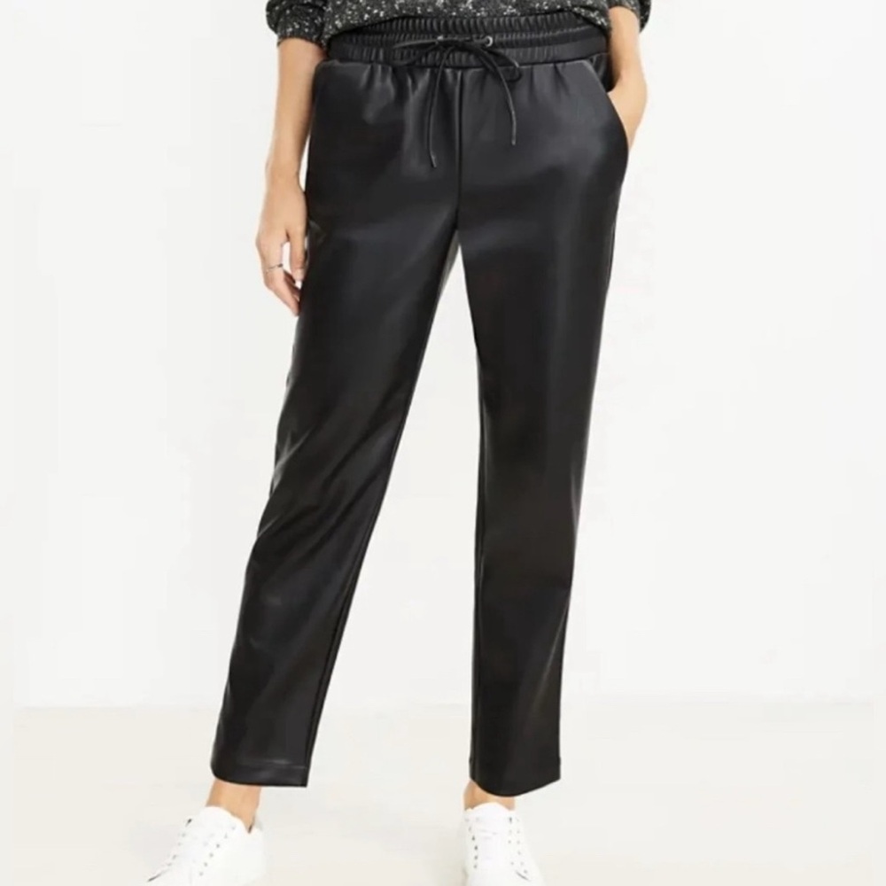 LOFT Vegan Leather Pants